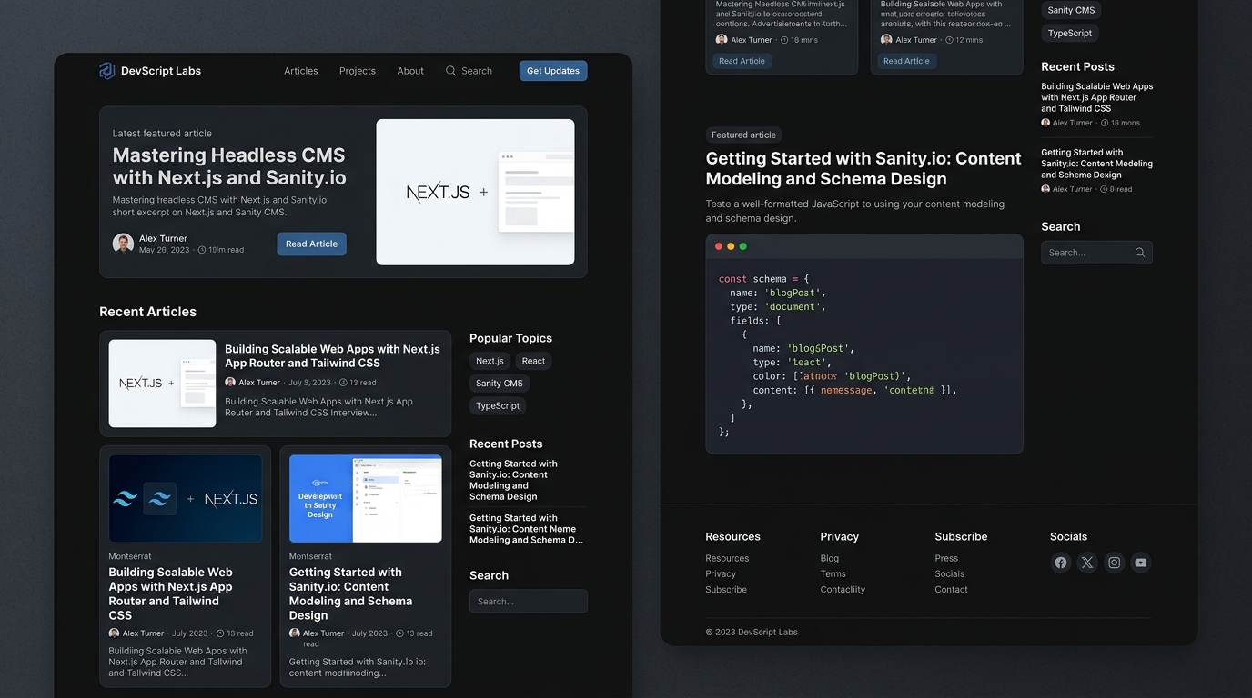 Personal Blog Platform